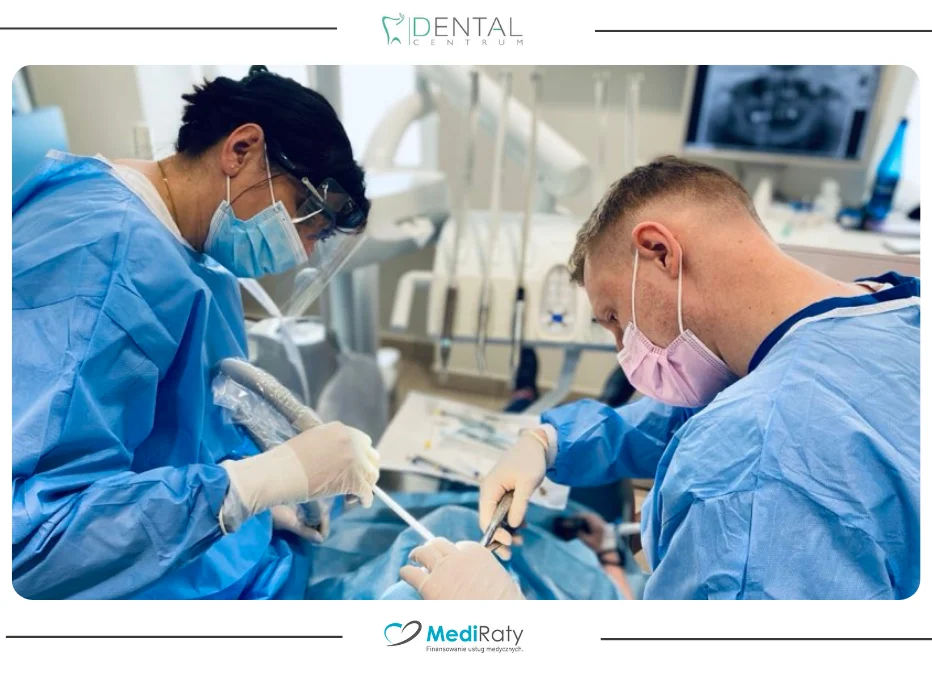 Wszczepienie implantów zębowych pod narkozą